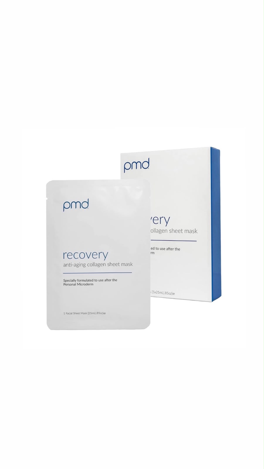 PMD RECOVERY ANTI-AGING COLLAGEN SHEET MASK FOR ALL SKIN TYPES (5x25ml) ماسك ورقي بالكولاجين مضاد للشيخوخة